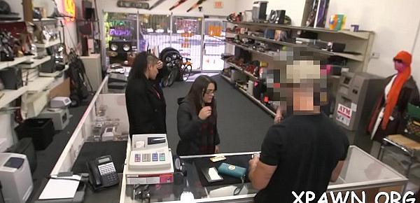  Fun loving and playful non-professional is screwed behind the counter